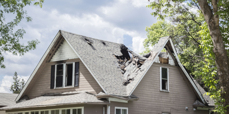we are here to help you with every step of your fire damage repair